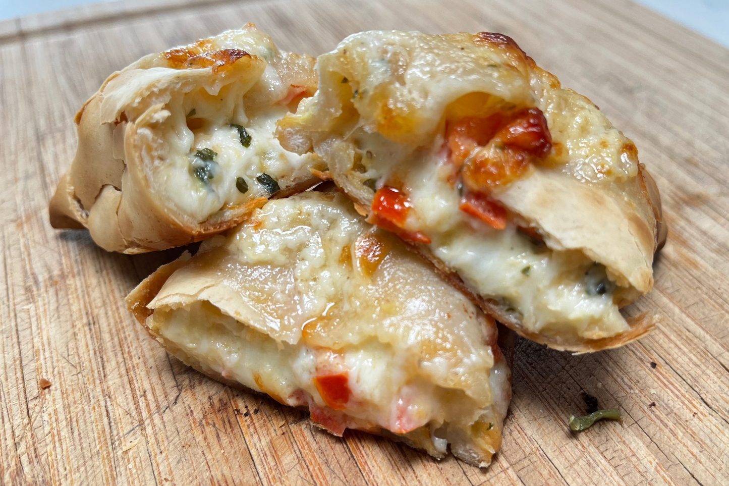 Baked Caprese - Cheese, Tomato, Basil